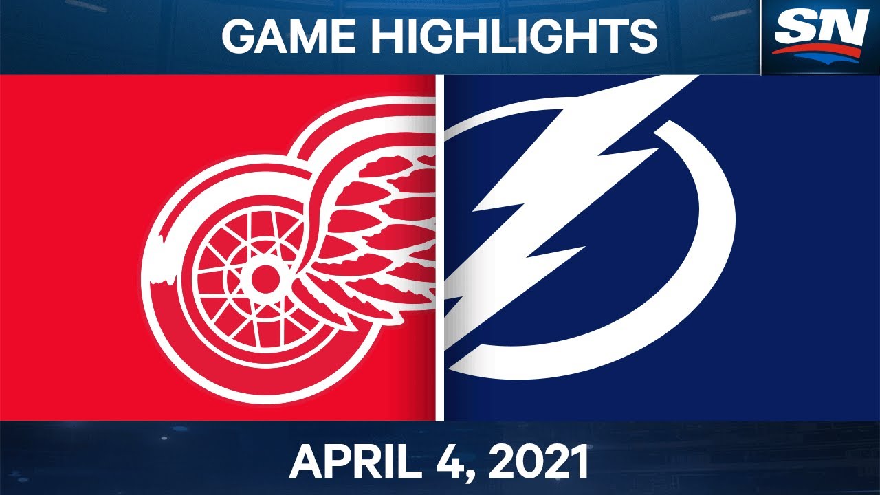 Red Wings 1-2 Lightning (Apr 3, 2021) Game Recap - ESPN