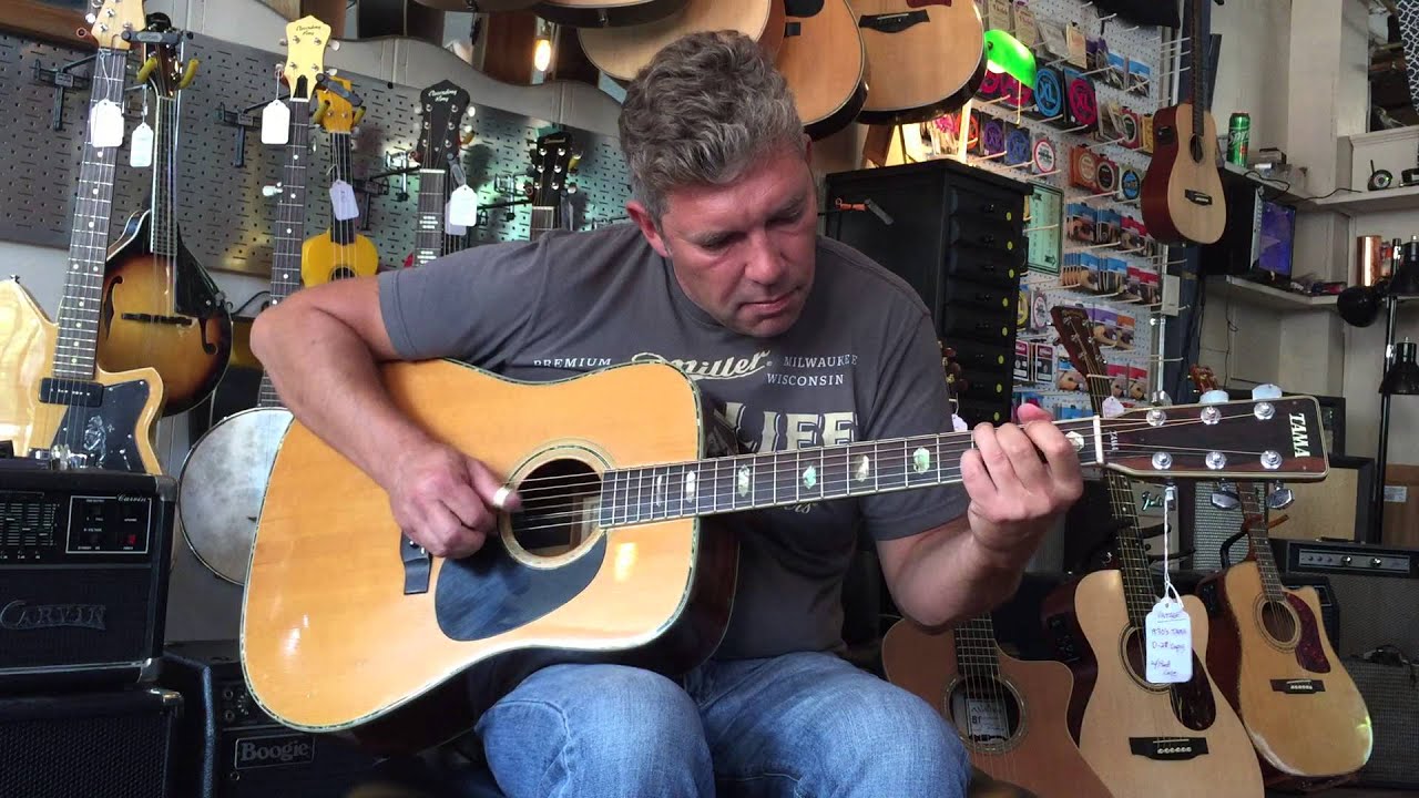 楽器 ACOUSTIC GUITAR 1974 Tama Model 3558 Dreadnaught Acoustic Guitar | Cream City Music