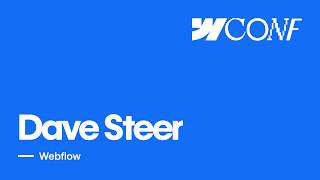 Webflow Conf 2026 Interview: Dave Steer - Webflow