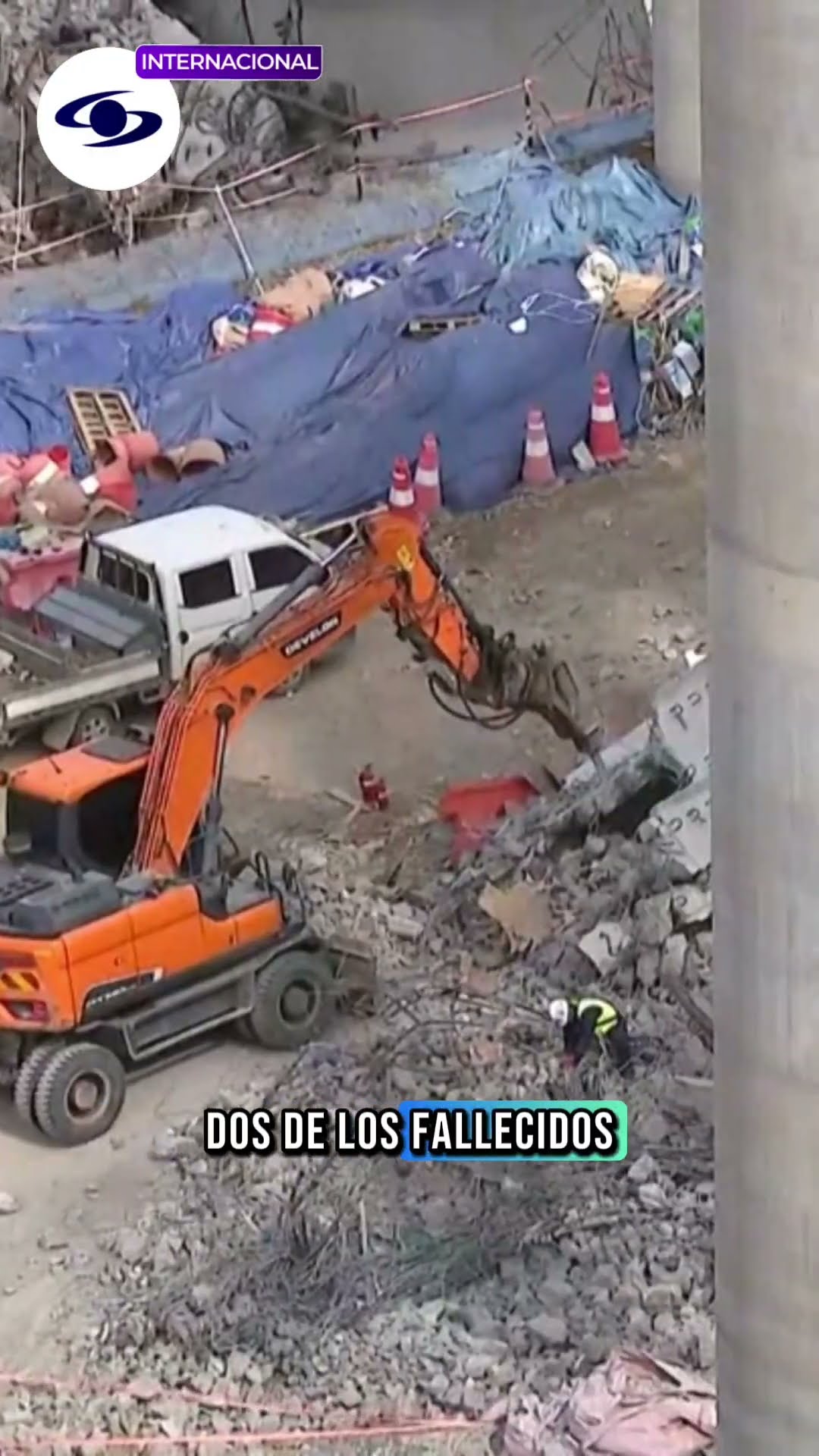 Cuatro muertos y seis heridos por colapso de un puente en Corea del Sur
