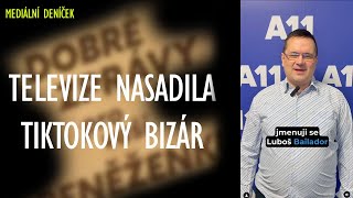 Mediální deníček: Bizarní Luboš Bailador jako moderátor na A11