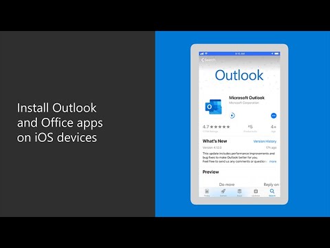 How To Install Outlook And Office Apps On Ios Devices Youtube