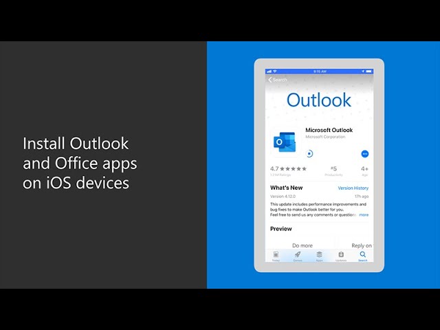 How To Install Outlook And Office Apps On Ios Devices Youtube