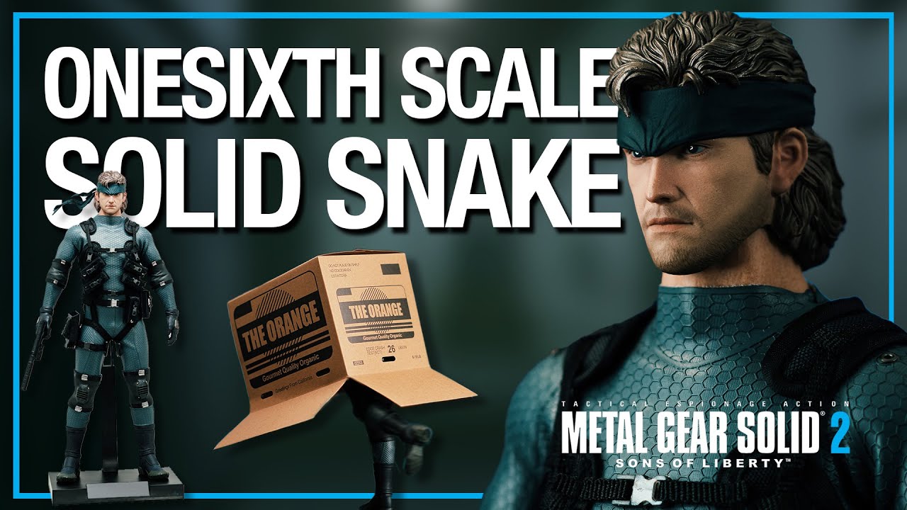 New Zii.PROduction 1/6 Metal Gear Solid Snake Collectible Male Action  Figure