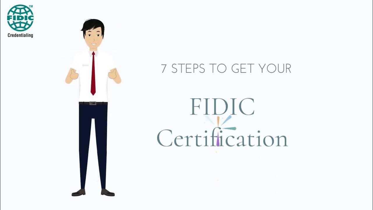 FIDIC certifications Certified in 7 easy steps YouTube
