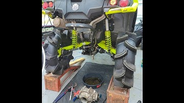 CANAM OUTLANDER 1000R XMR REAR DIFF REMOVAL *FAST WAY* UNDER 30 min 🎯🔧(GEN2)