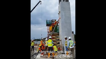 Bê tông lắp ghép - trình tự thi công lắp ghép cột precast