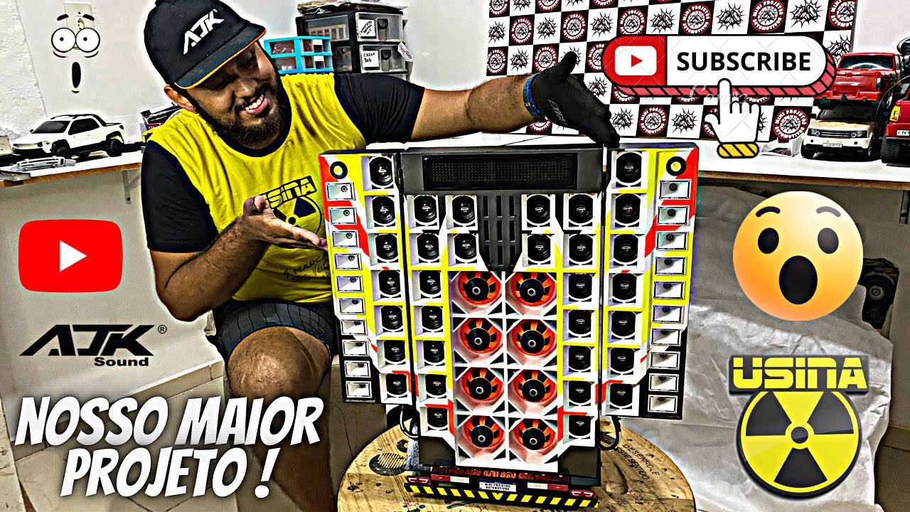 Mini Som de mala!🔊 Estrutura - Miniprojetosautomotivos