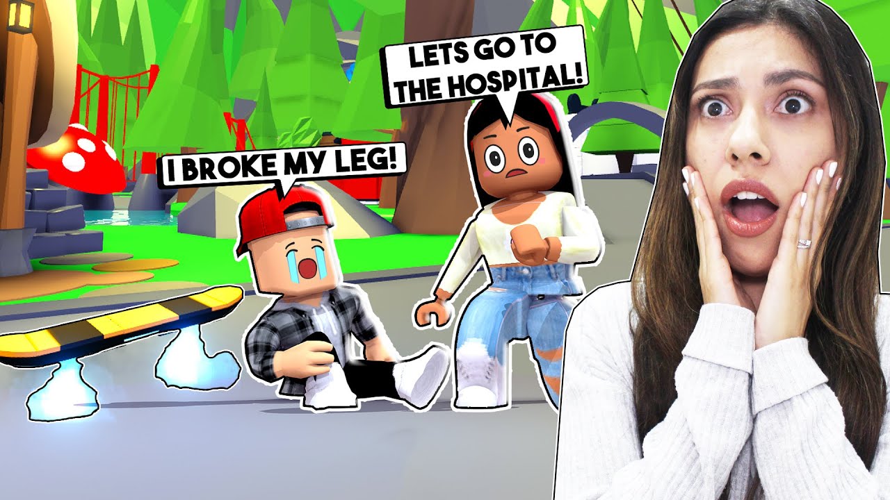 My Son Broke His Leg Riding His New Hoverboard In Adopt Me - roblox adopt me hoverboard
