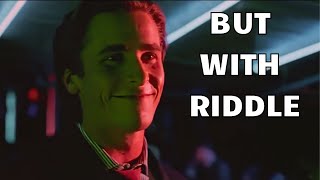 American Psycho Club scene but with RIDDLE BY GIGI D'AGOSTINO