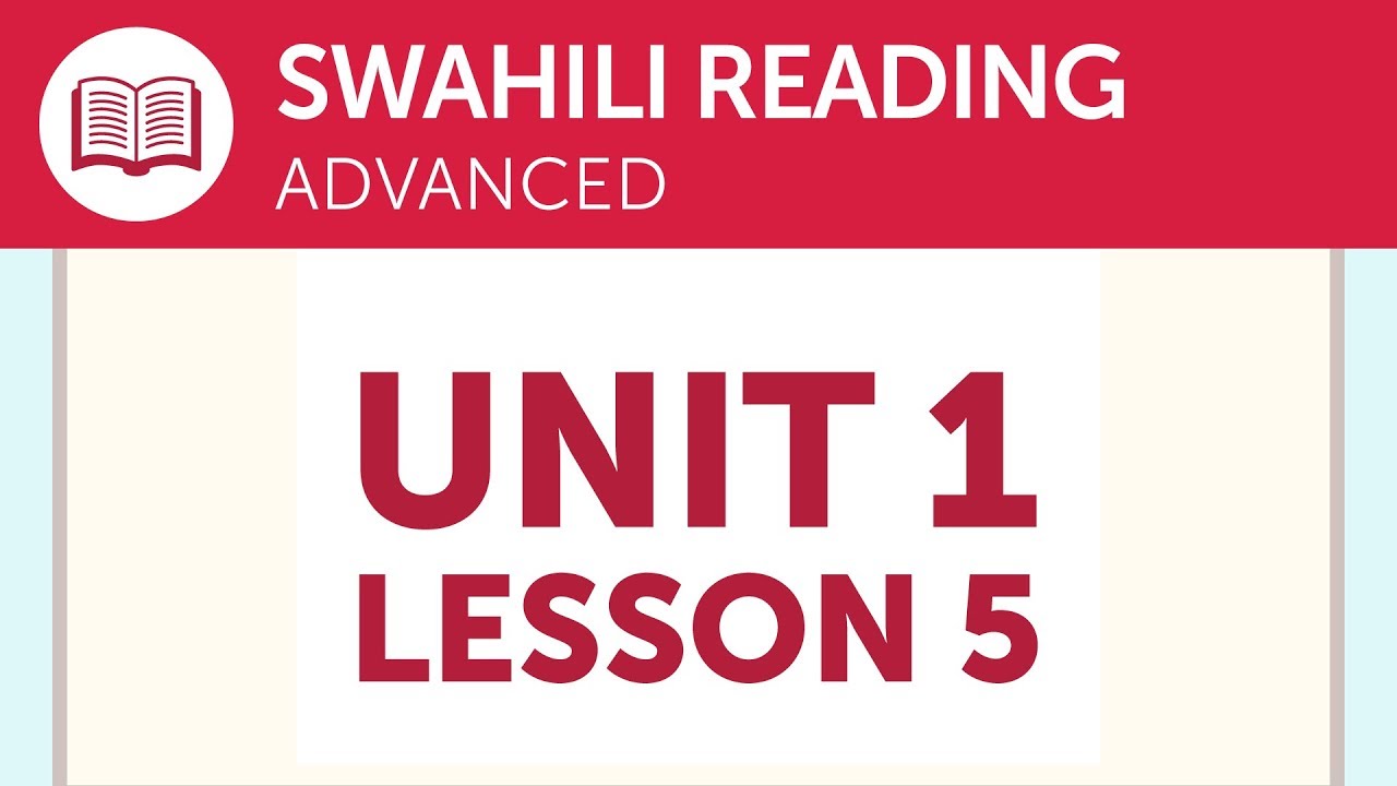 Swahili Advanced Reading Practice - A Changed Bus Schedule