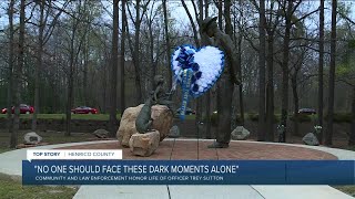 Community, law enforcement honor life of fallen Henrico officer at vigil