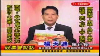 1023楊天迪-股票會說話-中華財經台