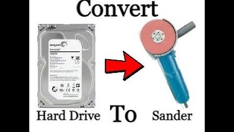 How to convert a damaged hard drive into a sander machine | Aay Zee Hacks