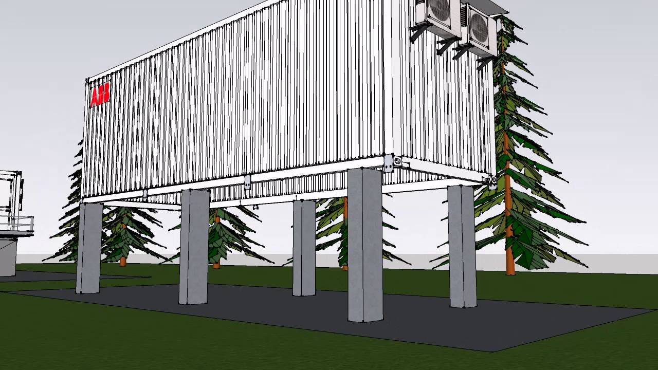 Container Shelter Quadri, Cabina quadri elettrici, stazione elettrica, inverter