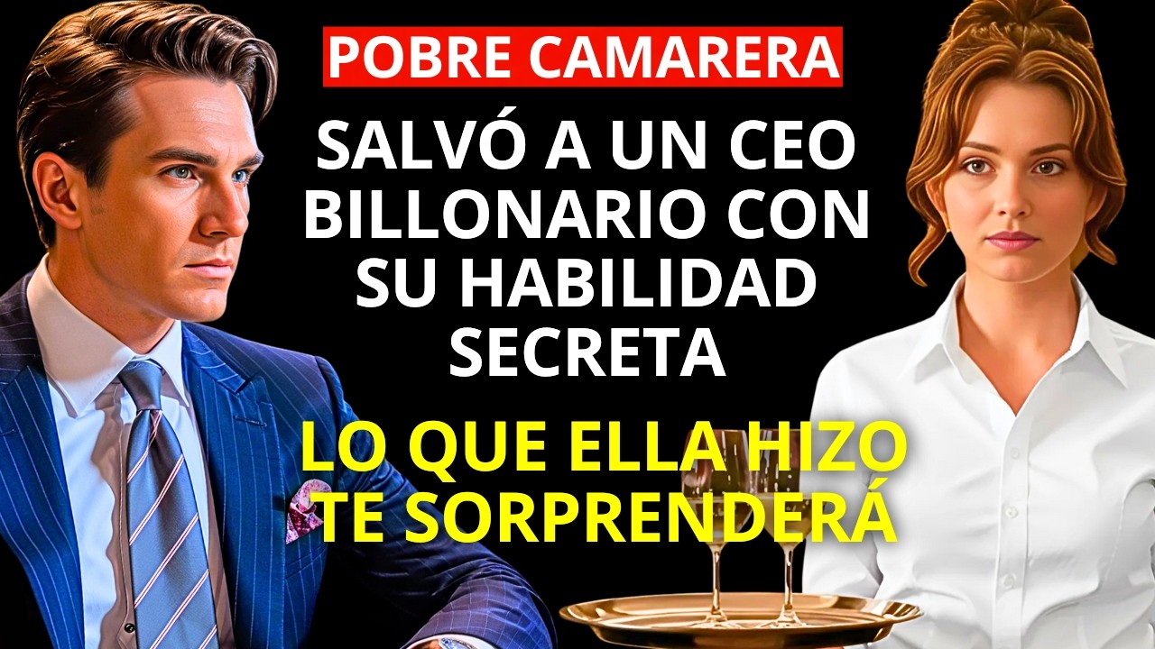 pobre CAMARERA salvó a un CEO BILLONARIO con su HABILIDAD SECRETA – lo que ella hizo te SORPRENDERÁ