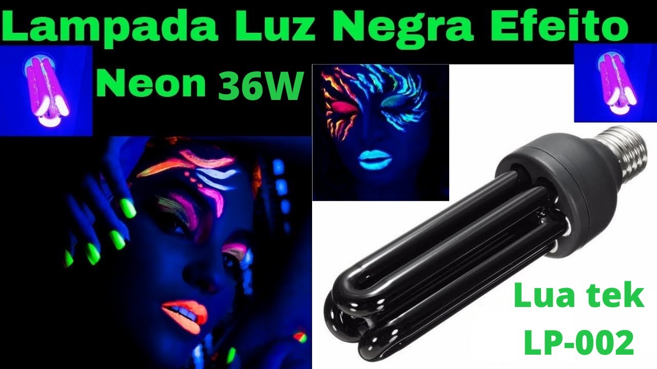Lampada 36W Ultravioleta Luz Negra Espiral Festa Balada DJ 127V - Planet  Iluminação