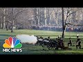 Queen Elizabeth's Platinum Jubilee Marked With Royal Gun Salutes