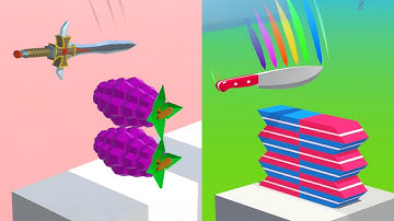 Slicer Knife vs Slice It All - Very Satisfying and Relaxing ASMR Slicing Game