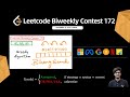 Leetcode Biweekly Contest 172 || Q1, Q2, Q3 || Greedy, Set || Complete Explained in C++ || Watch 2X🚀