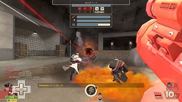 Tf2 MvM: Osmium Ordinance Hideout - (Adv) Korpoelec Invasion (5 waves) as Direct Hit Soldier