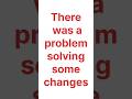 There was a problem solving some changes | youtube there was a problem solving some changes | shorts