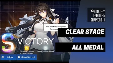 [COUNTER: SIDE] Clear Episode 5 Stage 2-1 All Medal in One Run