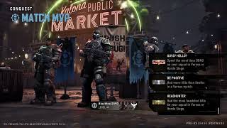 Gears of War: E-Day UNSTOPPABLE Back-to-Back Wins (Conquest on Market) ⚙️🔥[4K]