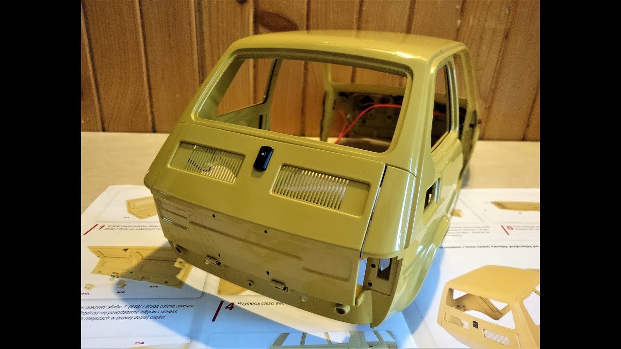 94. Fiat 126p z przyczepą Niewiadów N126 model do