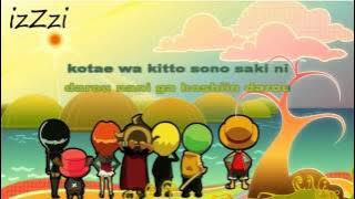 [ KARAOKE ] One Piece - Hikari e ( instrumental   lyrics )