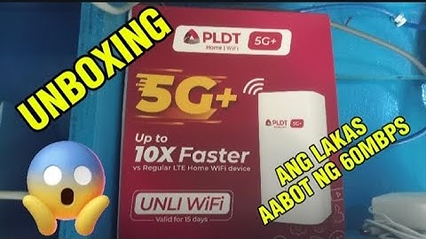 Unboxing My PLDT Home Wifi 5G+