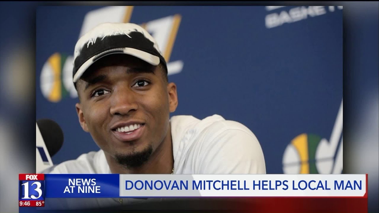 Donovan Mitchell's acts of kindness in Salt Lake City continue, this time signing shoes for young fan battling cancer