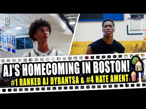 #1 Ranked Player AJ Dybantsa HOMECOMING vs. #4 Nate Ament! 🍿🔥