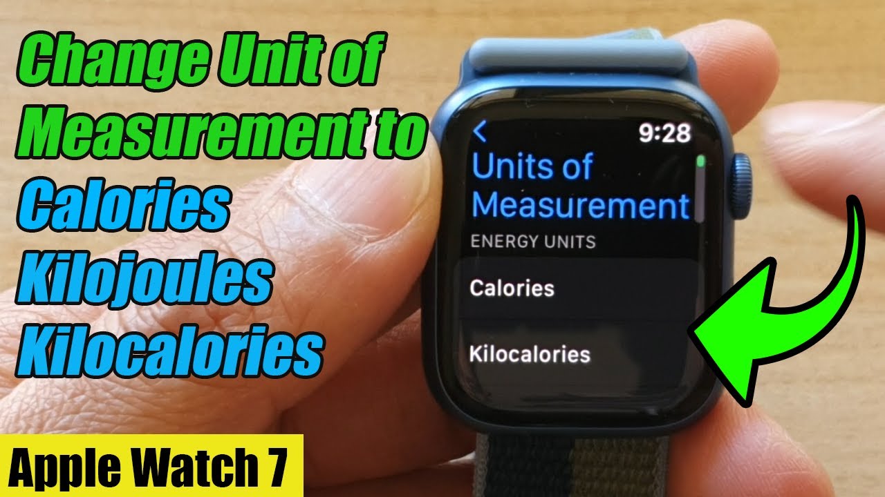 Apple Watch 7: How to Change Unit of Measurement to Calories/Kilojoules/Kilocalories  - YouTube