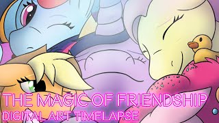 The Magic of Friendship Grows - MLP Digital Art Speedpaint