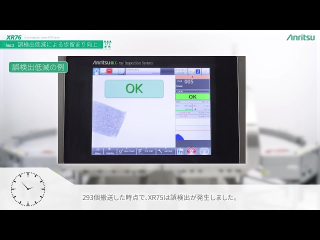XR76シリーズ 機能紹介 Vol.2 誤検出低減による歩留まり向上