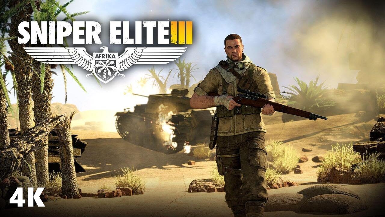 Sniper Elite III (2014) 4K All Cutscenes