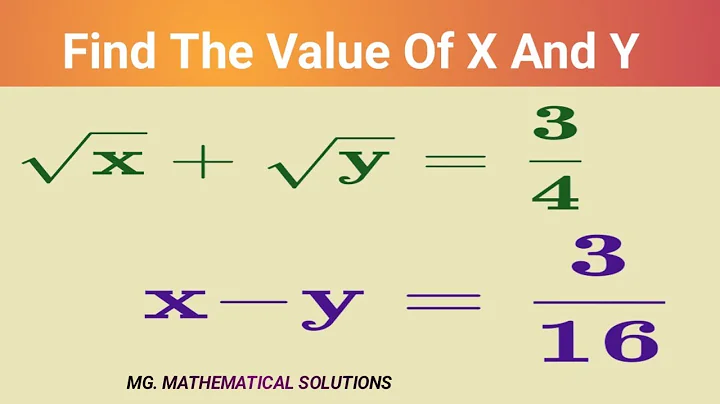 A Nice Algebra Problem| Solve By Easy Method| #olympiad #matholympiad #maths #algebra