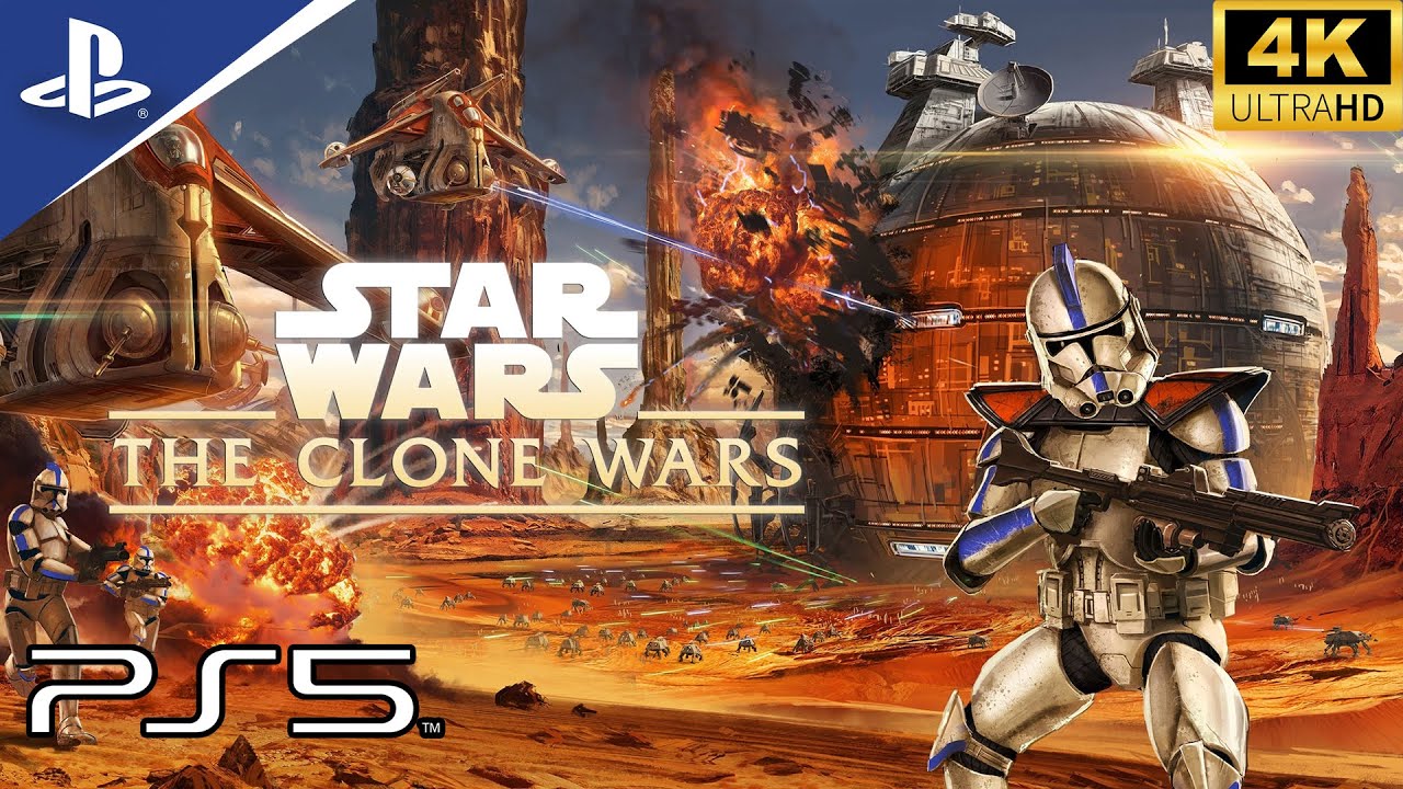 Star Wars: The Clone Wars (PS2) PS5 Gameplay