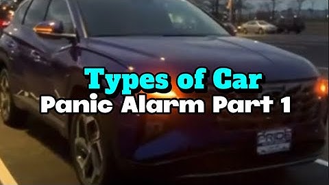 Types of Car Panic Alarm Part 1
