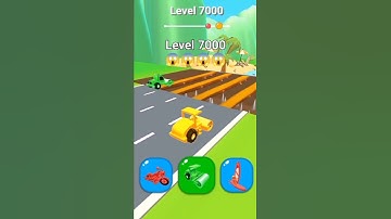 🔥Shape-shifting & Transform The Character 👀 Level 7000 #shapeshifting #gameplay #shorts#funnygame