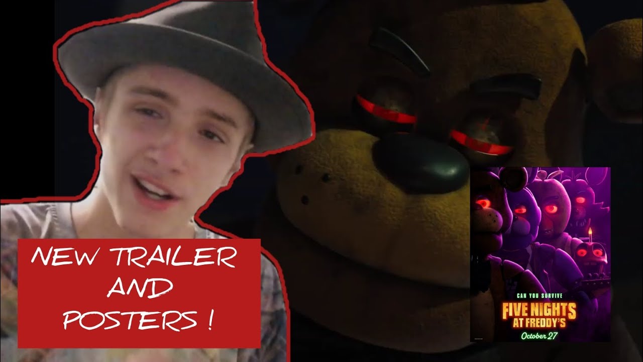 REACTION TO FNAF MOVIE TRAILER + POSTERS (FNAF News) - YouTube