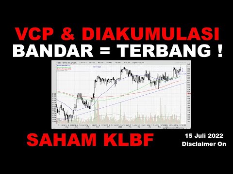 Saham KLBF - 15 Juli 2022  - VCP sempurna dan kita sedikit belajar mengenai bandarmology
