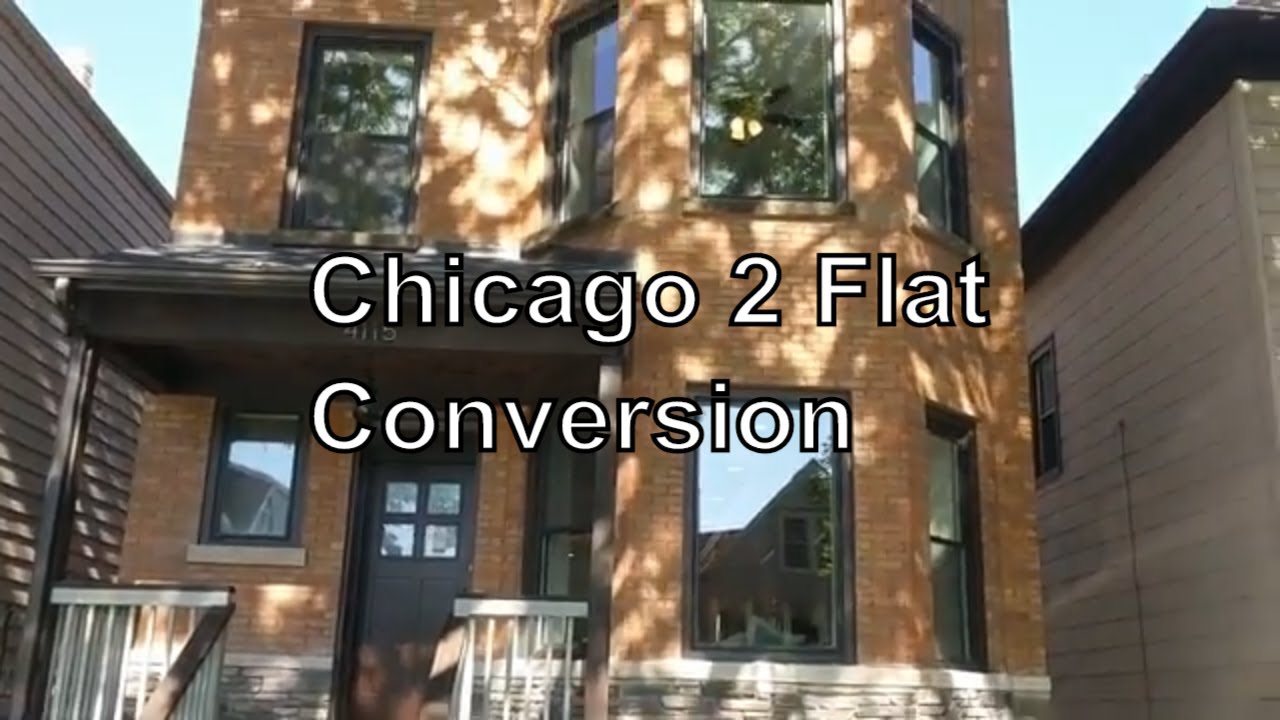 Chicago 2 Flat Converted To Single Family Home From Start To Finish 