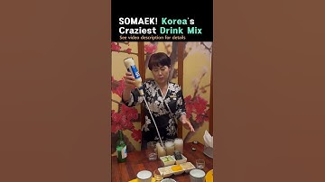 Soju + Beer = SOMAEK! Korea’s Favorite Combo #Koreanfood #koreatravel #Thisiskorea