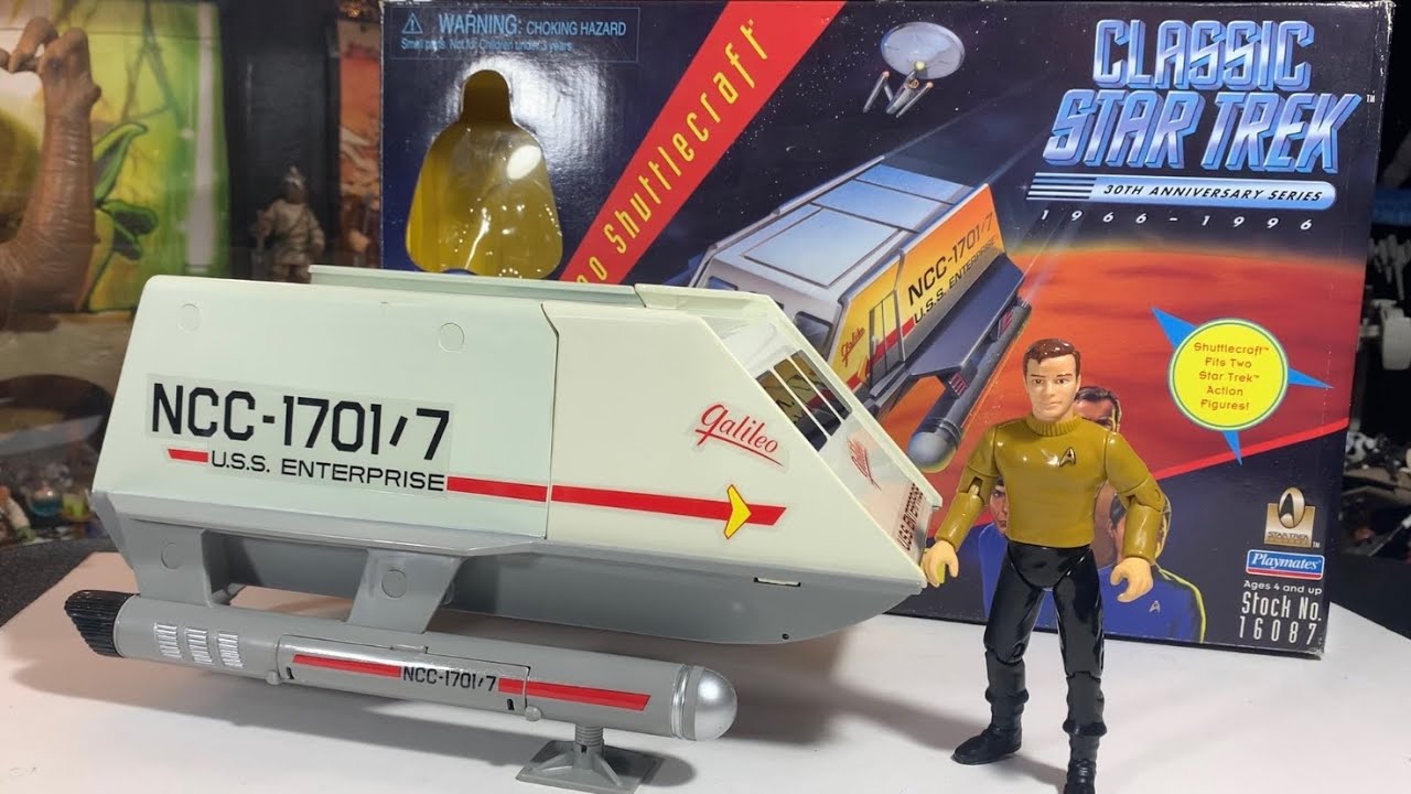 Shuttle Galileo from Playmates Star Trek 1996 Action Vehicle