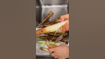 Simple Smart Tricks Easy Way to Peel Bamboo Shoots Without Tools #shorts