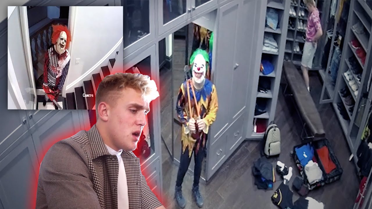 2 Killer Clowns Broke Into The Team 10 Mansion Security Footage