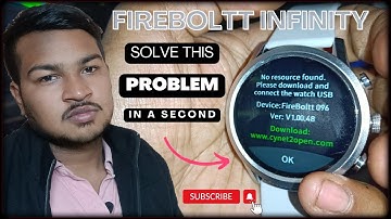 "Solving the "No Resource Found" Error on Fireboltt Infinity Smartwatch"