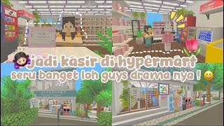 ₊ ֹ ୨🙇🏻‍♀️୧ Be a cashier at hypermart || it's so much fun being a cashier 🌷😆 #minecraft #kawaiwor... screenshot 4